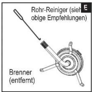 CHAR BROIL Patio Bistro 180B - Reinigen der Brennvorrichtung - 6