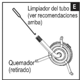CHAR BROIL Patio Bistro 180B - Limpieza del ensamblaje del quemador - 6