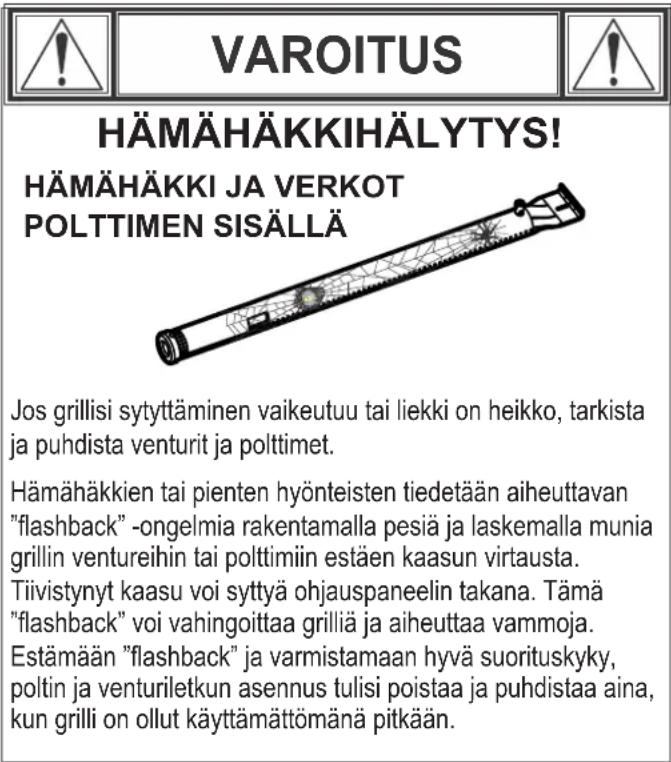 CHAR BROIL Perfomance 220 B - Venttiilien, Letkun ja Sättimen Vuototestaus - 1