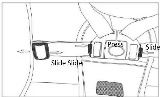 Topmark Noa - WARNING: ALWAYS USE THE CROTCH STRAP WITH SAFETY BELTS. - 2