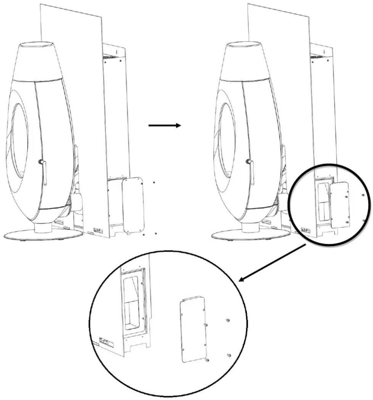 INVICTA Ove Plugin auto - Pour la boite à fumée de la trémie : (voir schéma ci-dessous) - 1