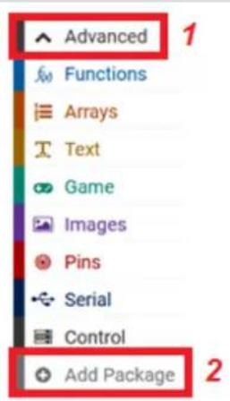 Advanced Functions Arrays Text Game Images Pins Serial Control Add Package
