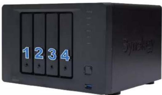 SYNOLOGY DVA3219 - Installation des disques - 7
