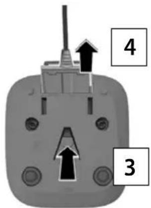 GIGASET E290HX - Raccordement du chargeur - 2