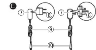PANASONIC ERGD51 - Identificacion de las piezas - 4