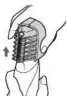 PANASONIC ERGD51 - Rimozione dell'accessorio - 1
