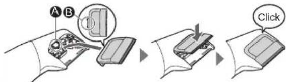 PANASONIC ERGD51 - Mounting the blade - 1