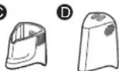 PANASONIC ERGD51 - Identificarea componentelor - 3