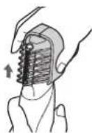 PANASONIC ERGD51 - Quitar el accesorio - 1