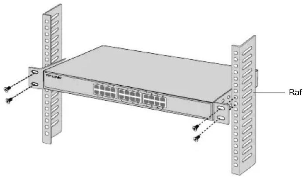 TP-LINK T1600G28TS - - Raf Kurulumu - 2