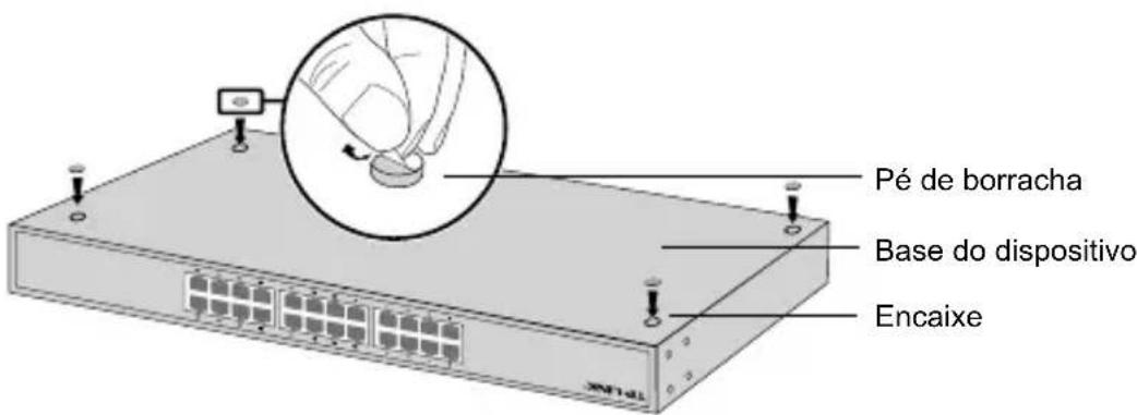 TP-LINK TLSF1024M - - Instalação numa mesa/secretária - 1