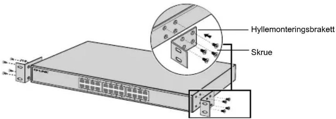 TP-LINK TLSF1024M - - Hyllemontering - 1