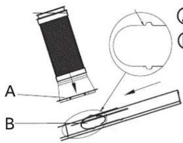 HAIER AM09AA1GAA - STEP 3 - ATTACH EXHAUST PIPE ASSEMBLY TO THE WINDOW PANEL - 1