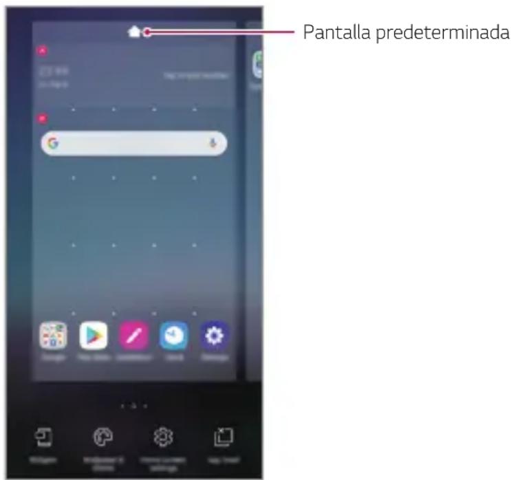LG K40s - Ediciones de la pantalla inicio - 1