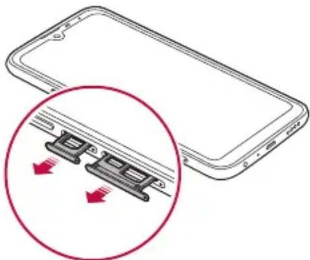 LG K40s - Instalación de la tarjeta SIM - 3