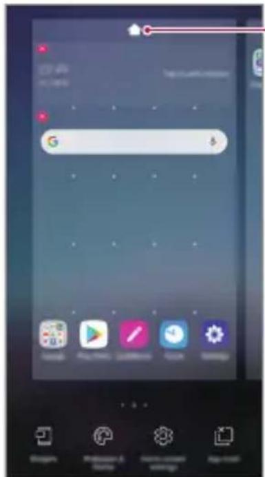 LG K40s - Edytowanie ekranu glównego - 1