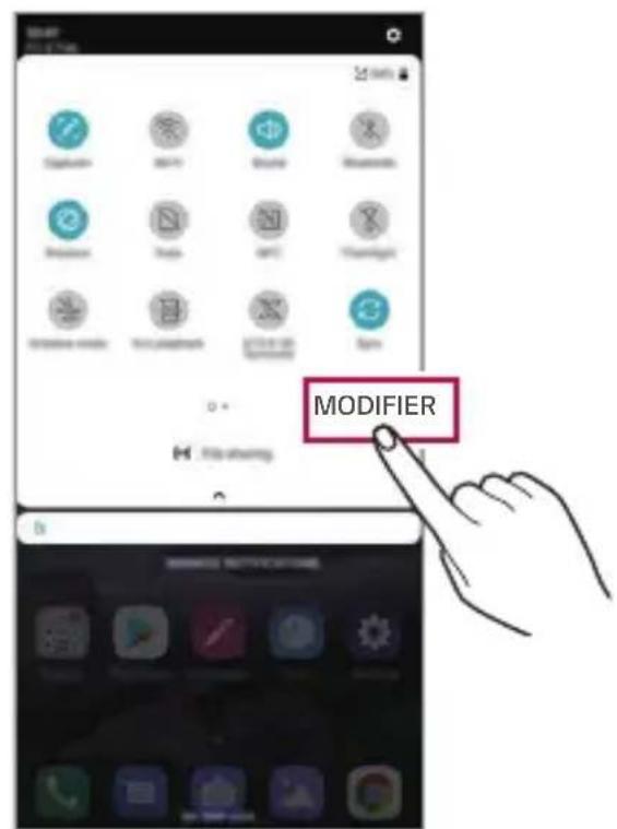 LG K40s - Panneau de notifications - 3