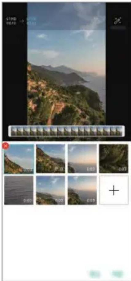 LG K40s - Creating a movie - 1