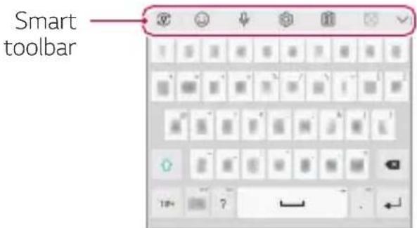 LG K40s - Using the Smart toolbar - 1