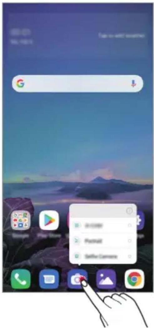 LG K40s - Acceses directos de aplicaciones - 1