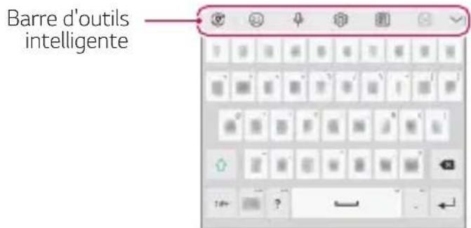 LG K40s - Utilisation de la barre d'outils Smart - 1