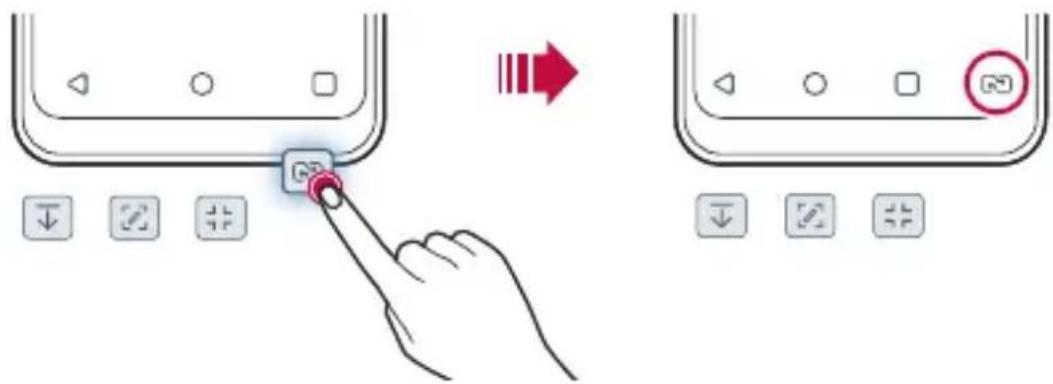 LG K40s - Editing the Home touch buttons - 1
