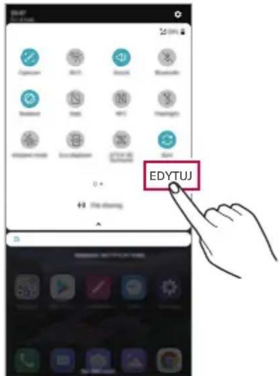 LG K40s - Panel powiadomien - 3