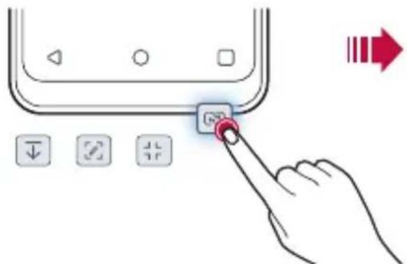 LG K40s - Editarea butoanelor tactile din meniul Acasa - 1