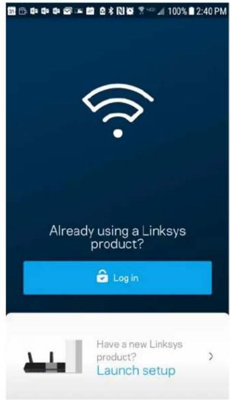 LINKSYS MaxStream MR8300 - Masuk ke app Linksys - 1