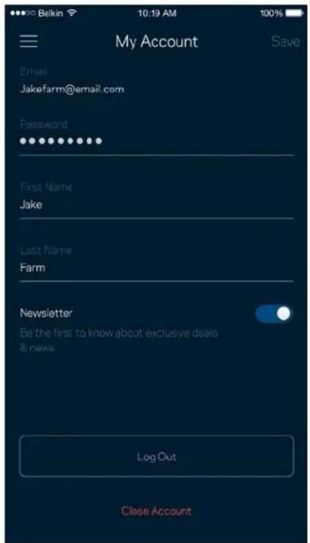 My Account Email Jakefarm@email.com Password First Name Jake Last Name Farm Newsletter Be the first to know about exclusive deals & news Log Out Close Account