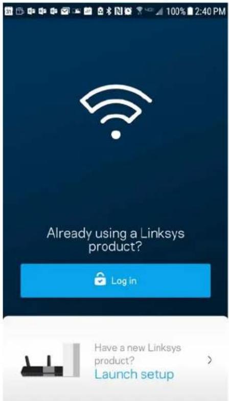 LINKSYS MaxStream MR8300 - Connexion à l'application Linksys - 1