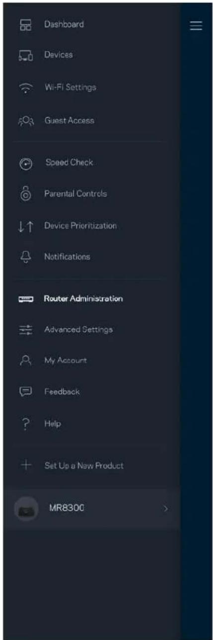 LINKSYS MaxStream MR8300 - Administrarea routerului - 1