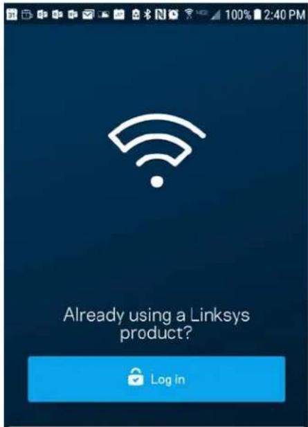 LINKSYS MaxStream MR8300 - Вход в приложение Linksys - 1