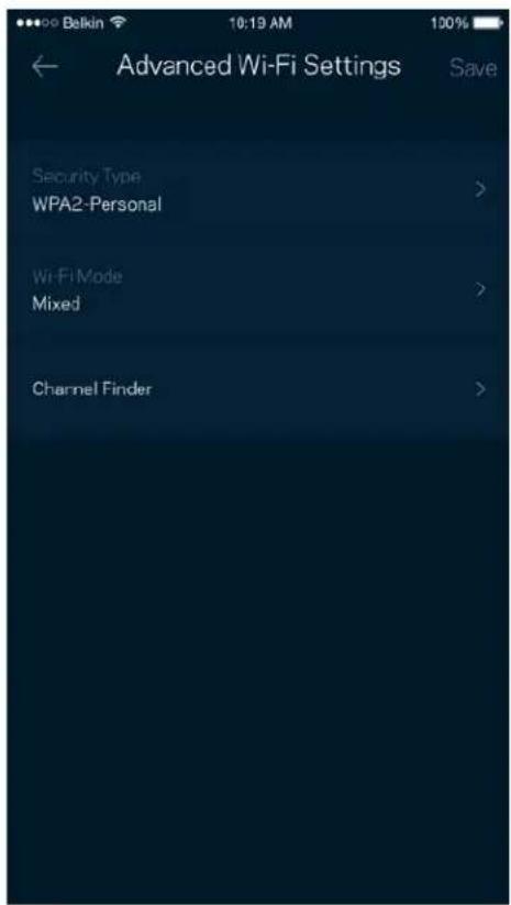 LINKSYS MaxStream MR8300 - Wi-Fi 설정 - 2