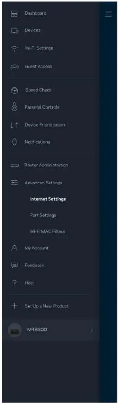 LINKSYS MaxStream MR8300 - Pengaturan Internet - 1