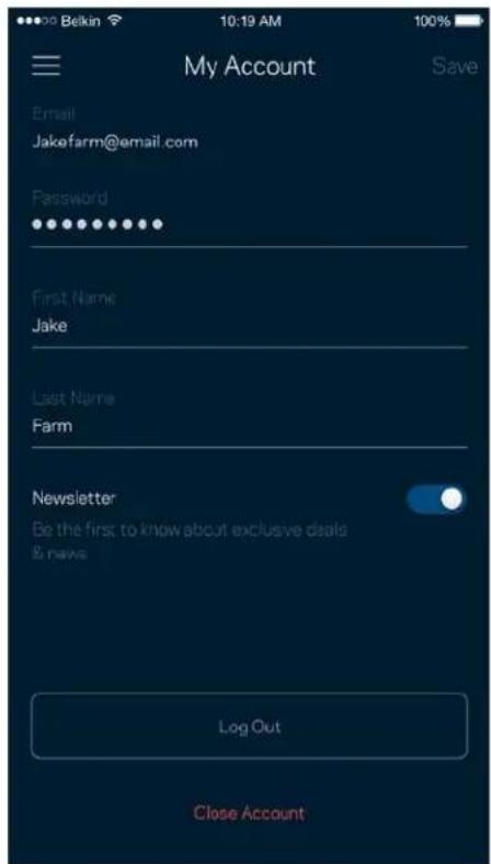 My Account Email Jakefarm@email.com Password First Name Jake Last Name Farm Newsletter Be the first, to know about exclusive deals & news Log Out Close Account