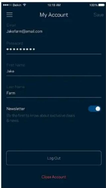 My Account Email Jakefarm@email.com Password First Name Jake Last Name Farm Newsletter Be the first to know about exclusive deals & news Log Out Close Account
