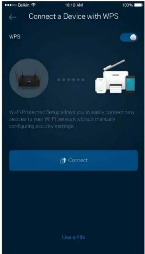 LINKSYS MaxStream MR8300 - Conectați un dispozitiv cu WPS - 1