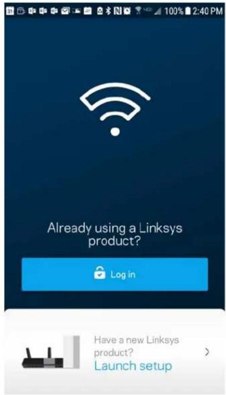 LINKSYS MaxStream MR8300 - Pieteikšanās Linksys lietojumprogrammā - 1