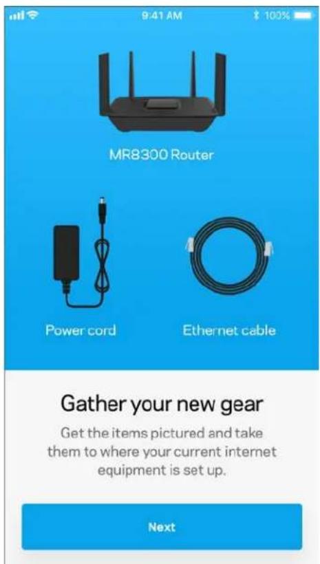 LINKSYS MaxStream MR8300 - Sie benötigen Folgendes: - 1