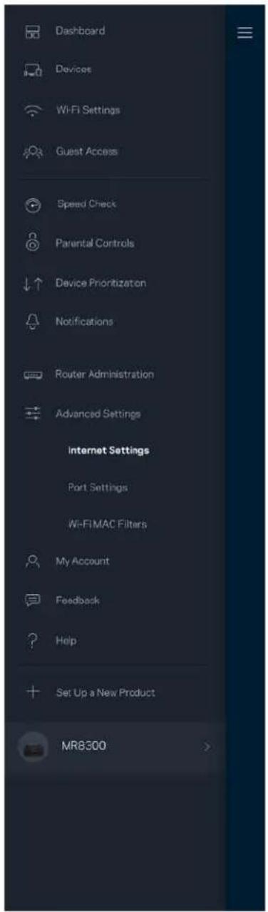 LINKSYS MaxStream MR8300 - Advanced Settings (Speciális beállítások) - 1