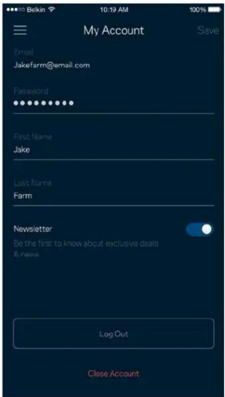 My Account Email Jakefarm@email.com Password First Name Jake Last Name Farm Newsletter Be the first to know about exclusive deals & news Log Out Close Account
