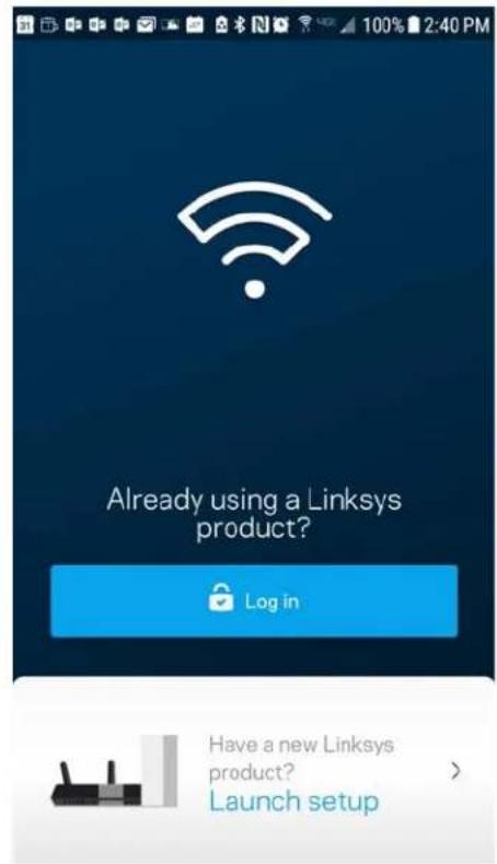 LINKSYS MaxStream MR8300 - Linksyse rakendusse sisselogimine - 1