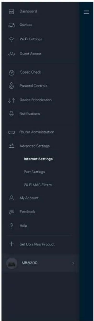 LINKSYS MaxStream MR8300 - 인터넷 설정 - 1