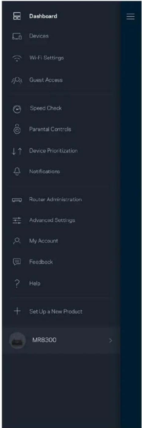LINKSYS MaxStream MR8300 - Πίνακας εργαλείων - 1