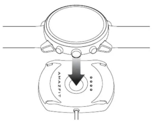 Xiaomi Amazfit Stratos - Comment charger votre montre - 1