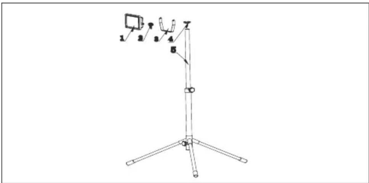 Goobay 59005 - Floodlights with tripod - 1