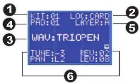 ALESIS SamplePad 4 - Schermo LCD - 1