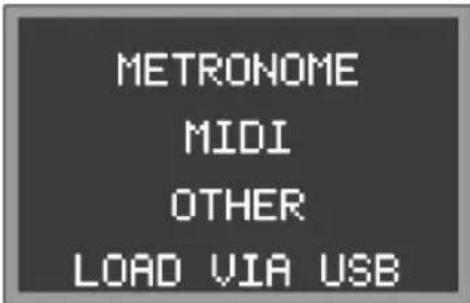 ALESIS SamplePad 4 - Options Menu - 1