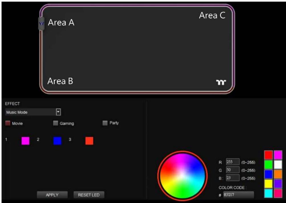 THERMALTAKE Level 20 RGB - RGB Spectrum Mode Color Area Seng - 3